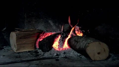 Fireplace Stock Footage 228781937