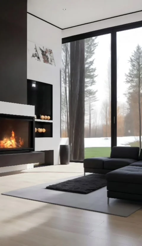Fireplace Stock Footage 278256963
