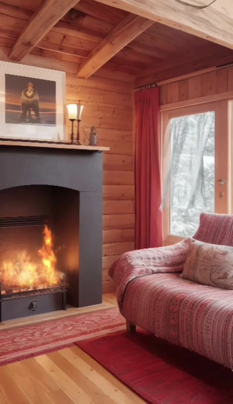 Fireplace Stock Footage 278297693