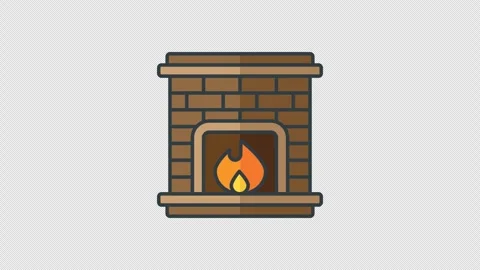 Fireplace Video stock 290930490