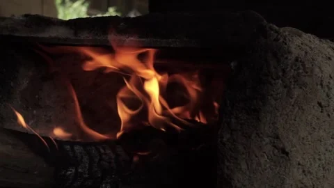 Fireplace Stock Footage 293295217