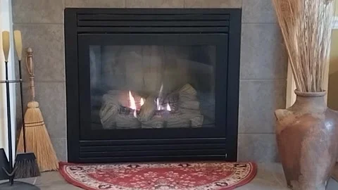 Fireplace Stock Footage 310566873