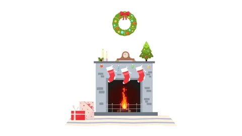 Fireplace Stock Footage 322073749