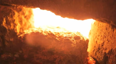 Fireplace hole 10s Stock Footage 1807027