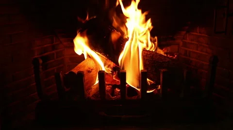 Fireplace at home Stock Footage 51841447