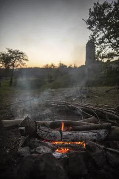 Fireplace II Stock Photos
