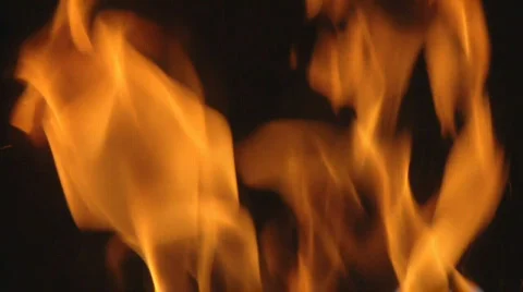Fireplace loop 2 Stock Footage 374070
