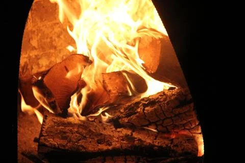 Fireplace Foto stock