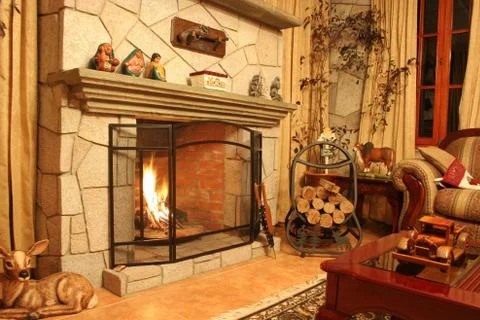 Fireplace Stock Photos