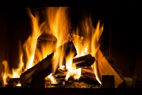 Fireplace 스톡 사진