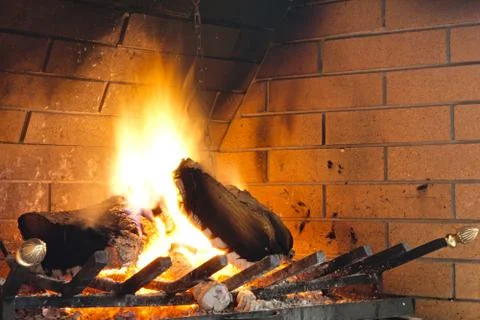 Fireplace  Stock Photos