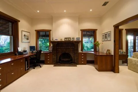 Fireplace Fotos Stock