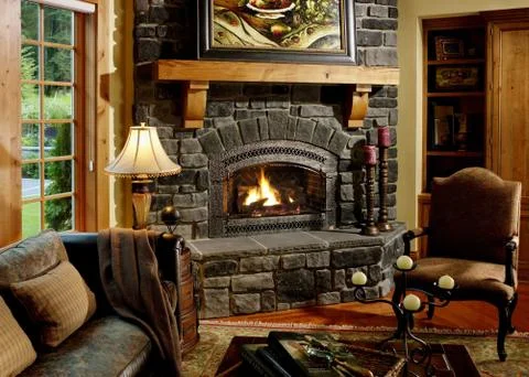 Fireplace Stock Photos
