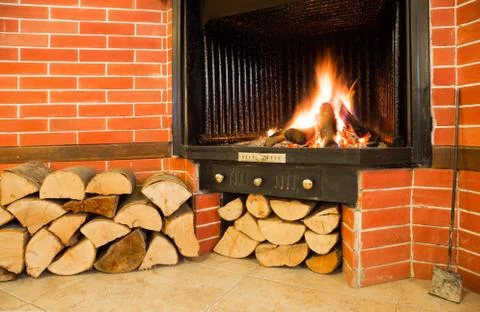 Fireplace Stock-Fotos