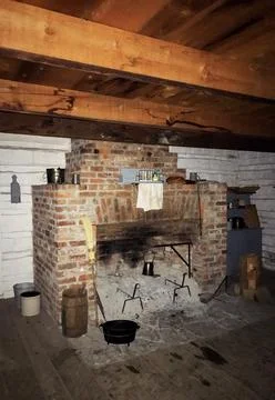 Fireplace Foto stock