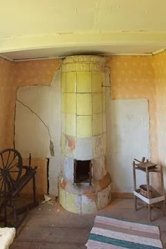 Fireplace. Stock Photos