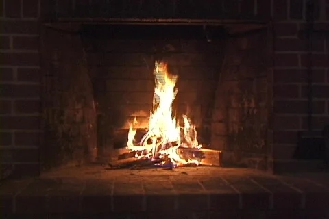 Fireplace Shot 스톡 동영상 362150