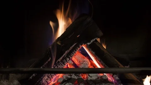Fireplace timelapse Stock Footage 101109430