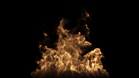 Fireplace Wide Background 4K Loop Stock Footage 240720905