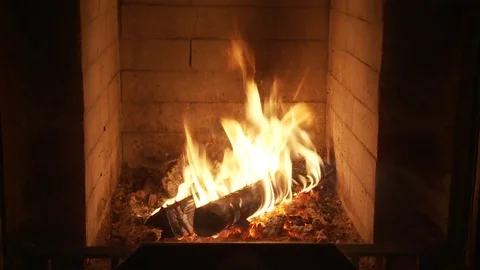Fireplace for your place Video stock 84262834