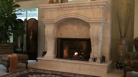Fireplace01 Stock Footage 12155267