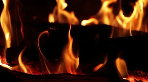 Fireplace3 Stock Footage