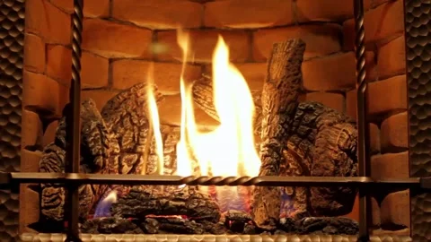 Fireplace+Flame11 Stock Footage 131780318