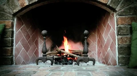 FireplaceMVI 0325 HD Stock Footage 978114