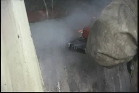 Firescene rescue saw Video stock 10895046