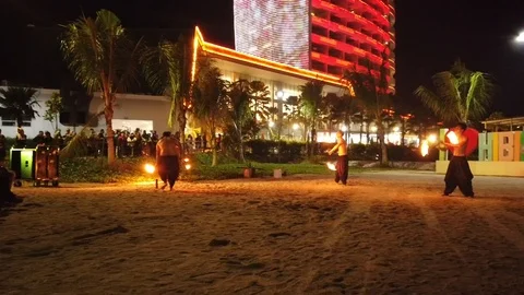 Fireshow 4K Stock Footage 123906059