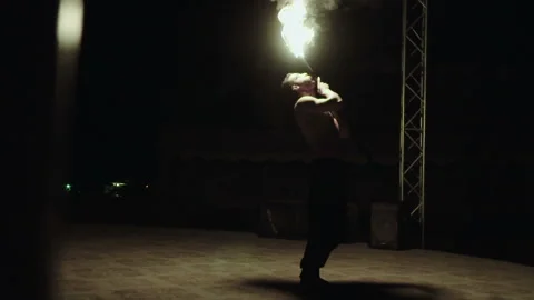 Fireshow Stock Footage 86333629