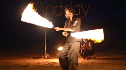 Fireshow Stock Footage 194442324