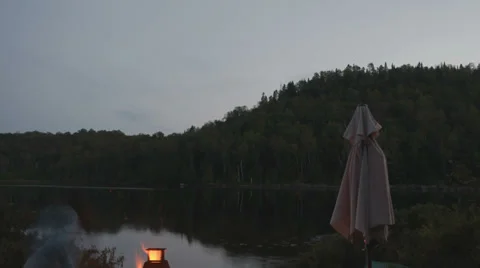 Fireside Time Lapse Stock Footage 32240283