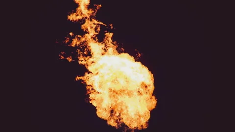 Firestorm in the Darkness HD Pro Stock Footage 331731833