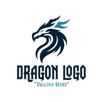 Firestorm of the Dragon Logo Stock Illustration