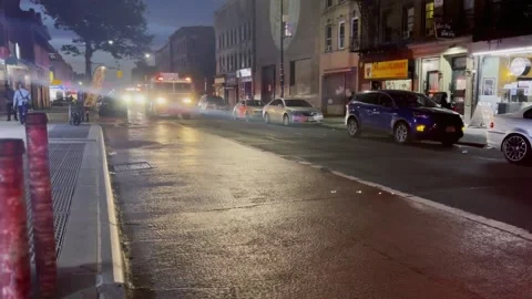 Firetruck Driving By Video stock 196849231