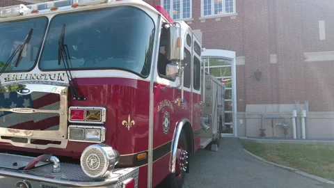 FIRETRUCK ROTATION Stock Footage 195716232