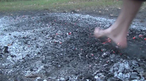 Firewalking 5731(2) Stock Footage 30501369