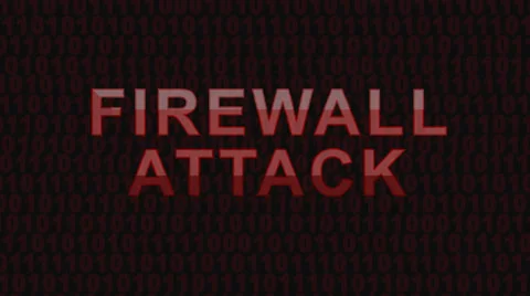 Firewall attack - HD Video stock 32273384