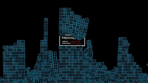 Firewall Breach 動画素材 74613165