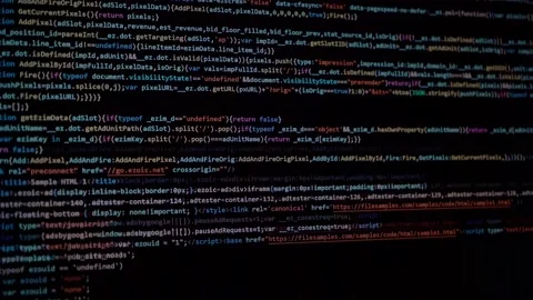 Firewall encryption programming information data stream Stock Footage 168274776