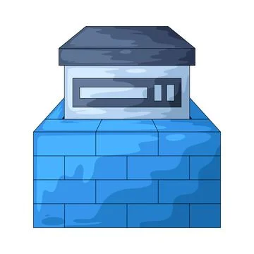 Firewall illustration Stock Illustration