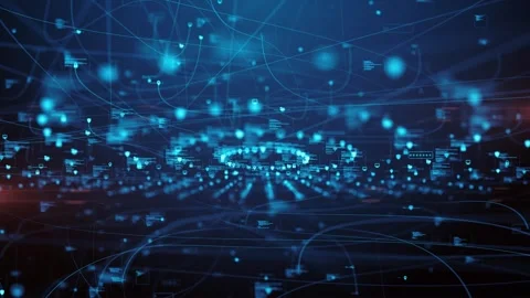 Firewall Malware Data Protection Cyber Attacks Online Security Stock Footage 303406574