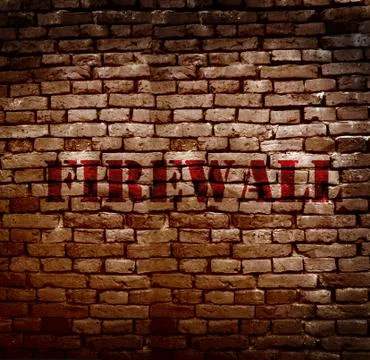 Firewall protection Stock Illustration