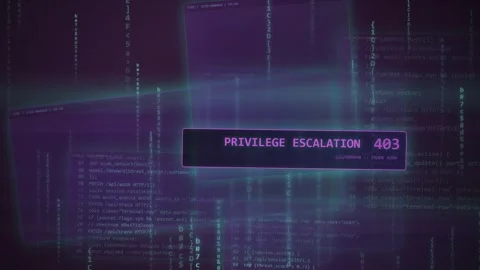 Firewall Rule Updated Cybersecurity Digital Interface Background Stock Footage 335360340