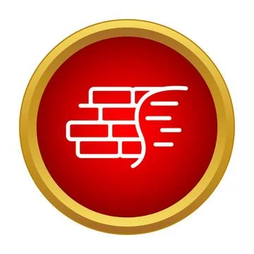 Firewall system protecting internet network data cyber safety Ilustración de archivo