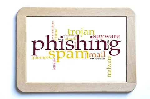 Firewall Virus word cloud Stock Photos