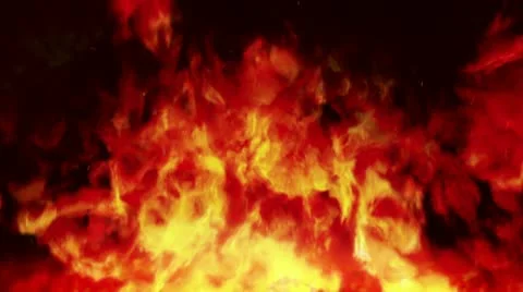 Firewall2 - Fire Video Background Loop Видео 12227180