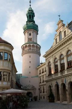 The firewatch tower in Sopron Stock Photos