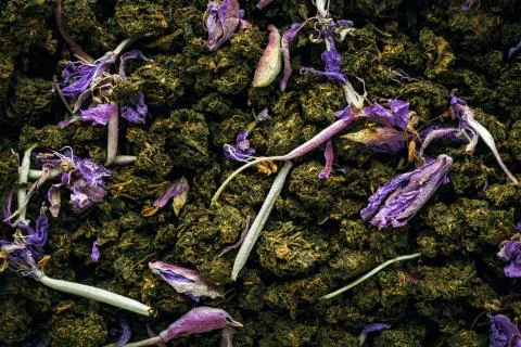 Fireweed tea macro background Stock Photos